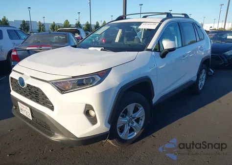 2020 Toyota Rav4 Hybrid Xle из США, поврежденный, VIN 2T3RWRFV7LW059382